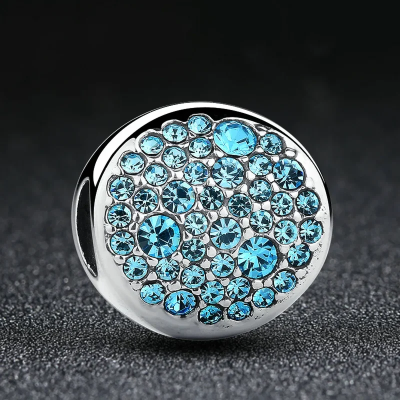 (imagine pentru) Talisman Tip Pandora Pavé din argint - SCC009 - Vizualizare 3