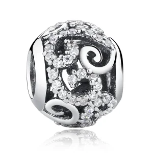 (imagine pentru) Talisman Tip Pandora Pavé din argint - SCC021