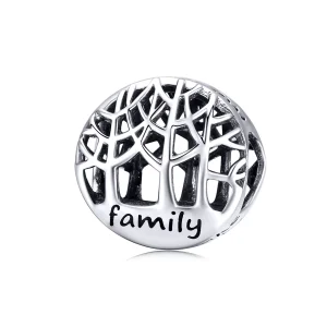 (imagine pentru) Talisman Tip Pandora Pădurea familiei din argint - SCC1144