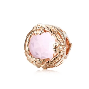 (imagine pentru) Talisman Tip Pandora Peisaj de toamnă din aur rose - SCC1258