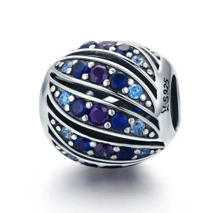 (imagine pentru) Talisman Tip Pandora Pene Finch din argint - SCC472