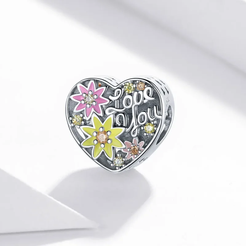 (imagine pentru) Talisman Tip Pandora Pentru a înflori din argint - SCC1794 - Vizualizare 2