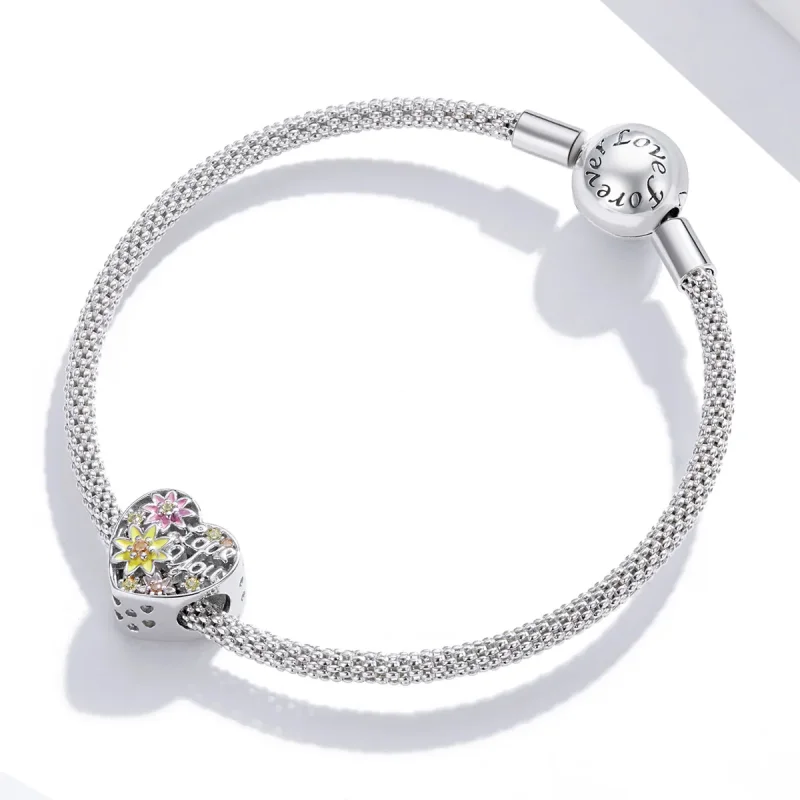 (imagine pentru) Talisman Tip Pandora Pentru a înflori din argint - SCC1794 - Vizualizare 3