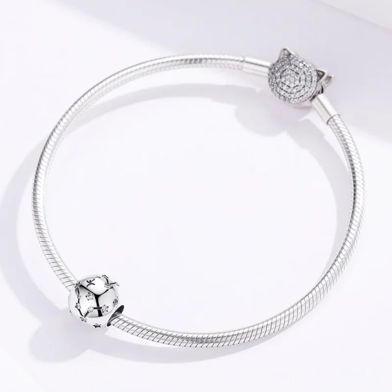 (imagine pentru) Talisman Tip Pandora Pești din argint - SCC1218-12 - Vizualizare 3