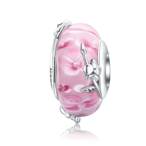 (imagine pentru) Talisman Tip Pandora Phalaenopsis din argint - SCC1281