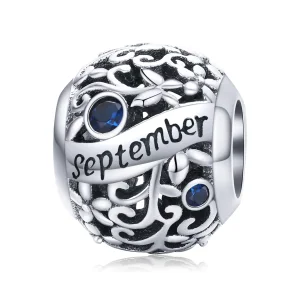 (imagine pentru) Talisman Tip Pandora Piatră de naștere septembrie din argint - SCC1385-9