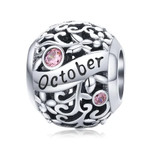 (imagine pentru) Talisman Tip Pandora Piatra de naștere octombrie din argint - SCC1385-10