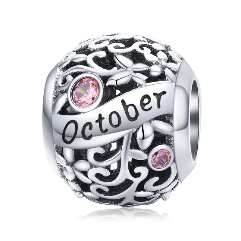 (imagine pentru) Talisman Tip Pandora Piatra de naștere octombrie din argint - SCC1385-10
