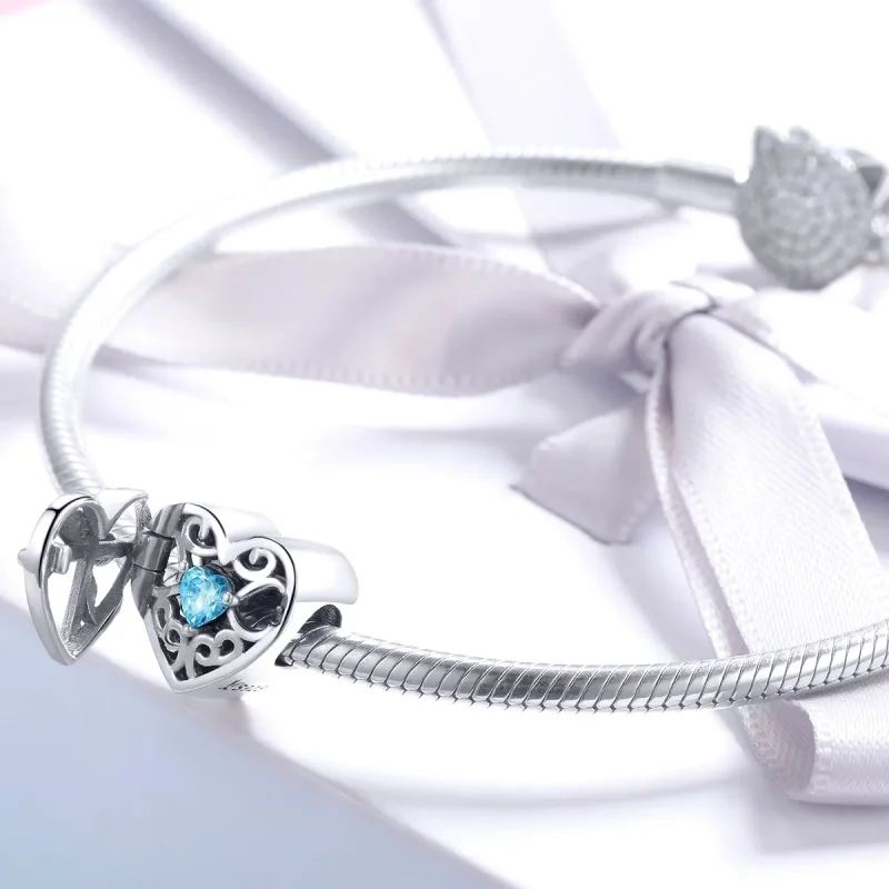 (imagine pentru) Talisman Tip Pandora Piatra Mistică din argint - SCC1053 - Vizualizare 3