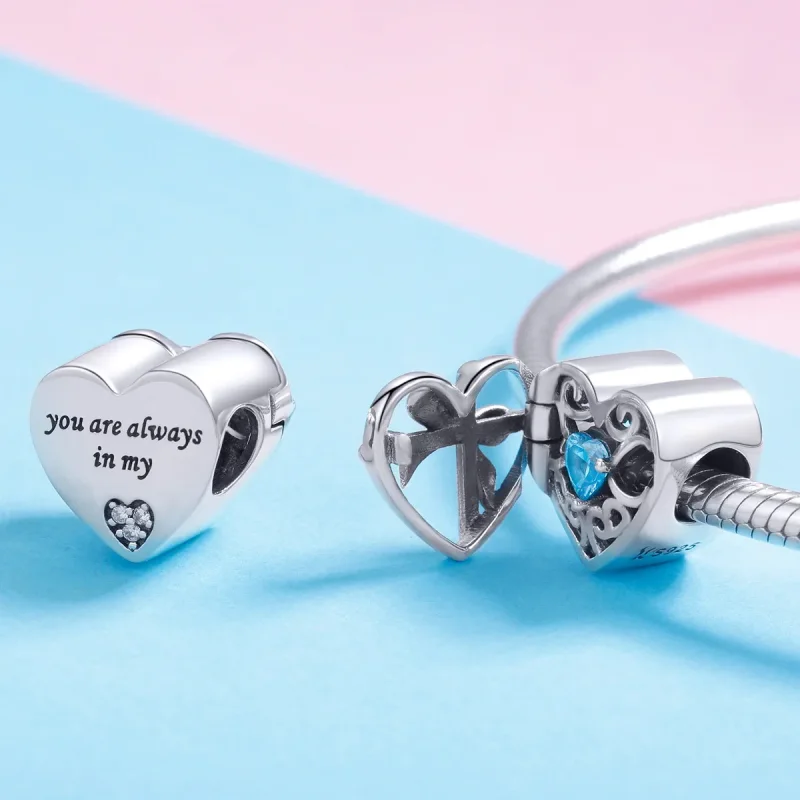 (imagine pentru) Talisman Tip Pandora Piatra Mistică din argint - SCC1053 - Vizualizare 4