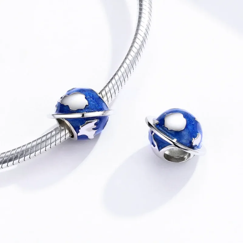 (imagine pentru) Talisman Tip Pandora Pământul meu uimitor din argint - BSC162 - Vizualizare 4