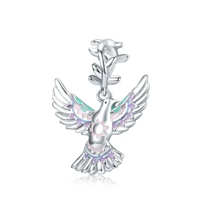 (imagine pentru) Talisman Tip Pandora Porumbelul Păcii din argint - BSC295