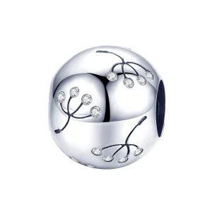 (imagine pentru) Talisman Tip Pandora Păpădie din argint - BSC053