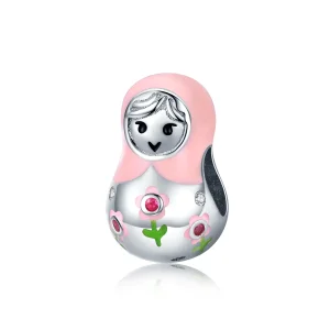 (imagine pentru) Talisman Tip Pandora Păpuși rusești din argint - SCC1435