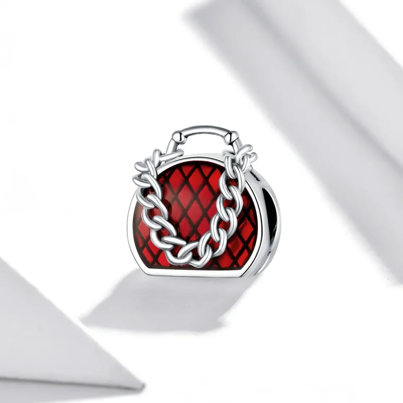 (imagine pentru) Talisman Tip Pandora Pungă din argint - BSC345 - Vizualizare 2