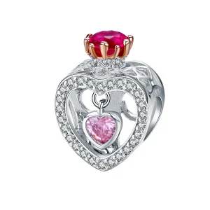 (imagine pentru) Talisman Tip Pandora Regină înnăscută în două nuanțe - SCC1115