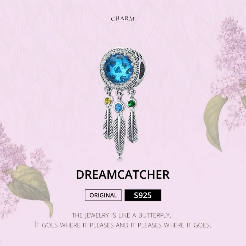 (imagine pentru) Talisman Tip Pandora Safir Dream Catcher din argint - SCC1384 - Vizualizare 6