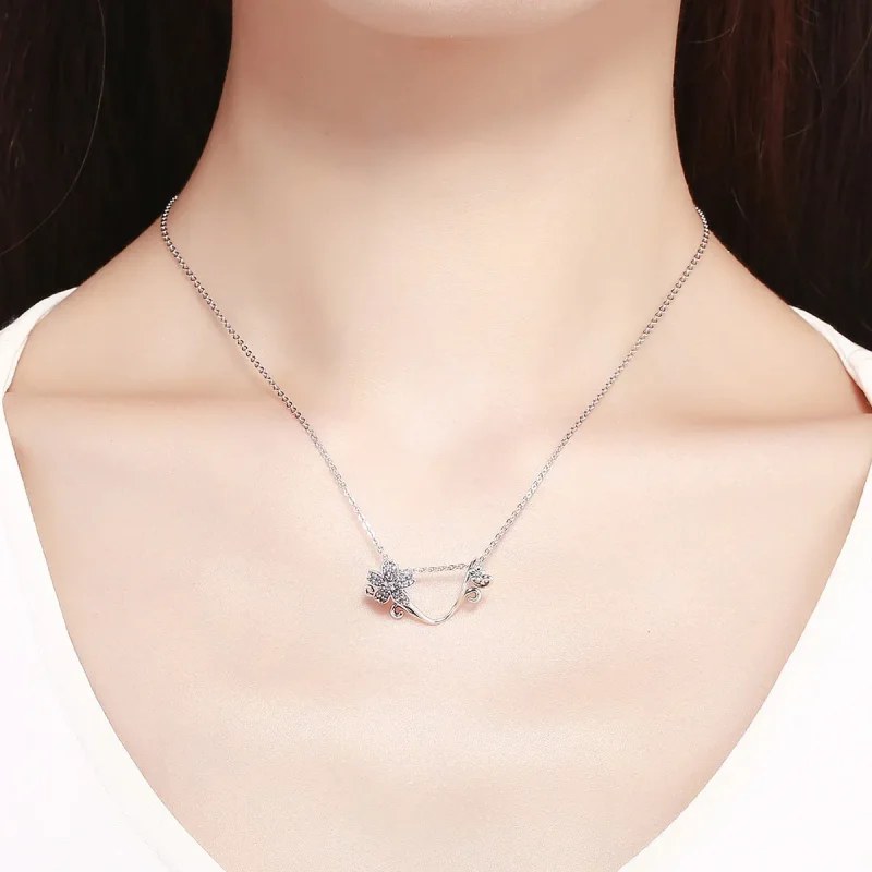 (imagine pentru) Talisman Tip Pandora Sakura din argint - SCC1033 - Vizualizare 5