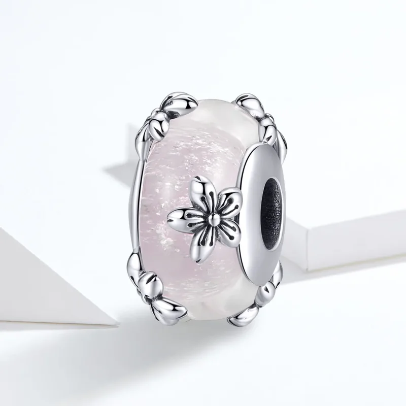 (imagine pentru) Talisman Tip Pandora Sakura din argint - SCC1302 - Vizualizare 4