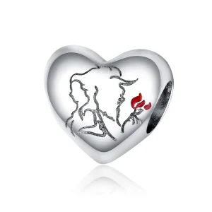 (imagine pentru) Talisman Tip Pandora Schiță de dragoste din argint - BSC321