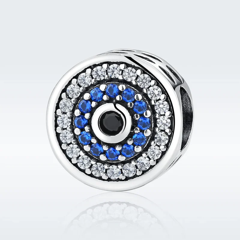 (imagine pentru) Talisman Tip Pandora Sclipire ochi din argint - SCC092 - Vizualizare 2