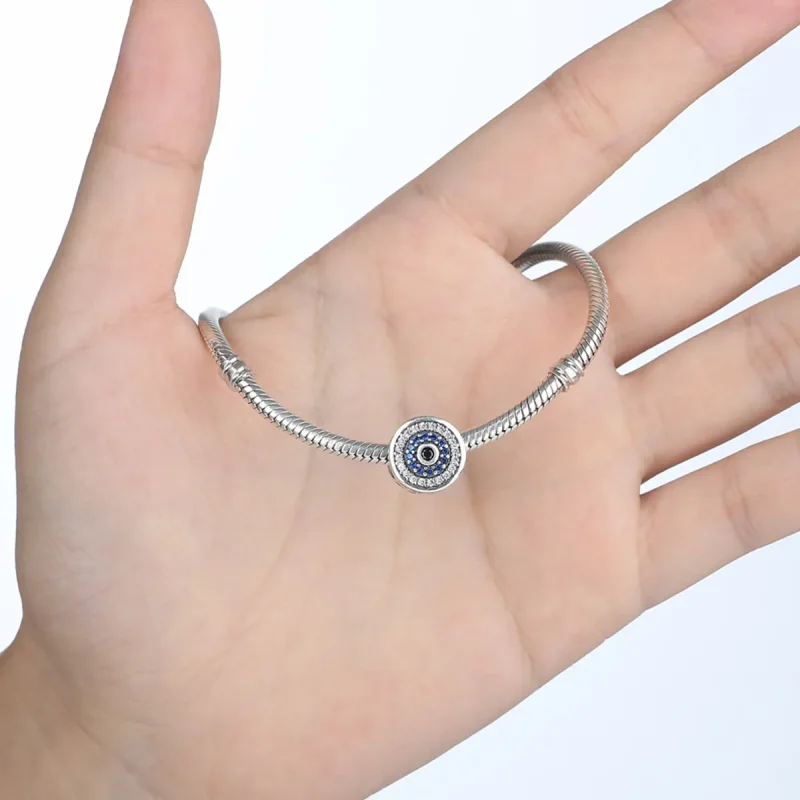 (imagine pentru) Talisman Tip Pandora Sclipire ochi din argint - SCC092 - Vizualizare 4