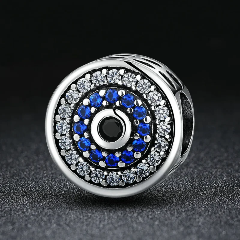 (imagine pentru) Talisman Tip Pandora Sclipire ochi din argint - SCC092 - Vizualizare 5
