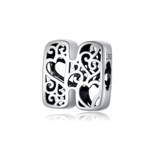 (imagine pentru) Talisman Tip Pandora Scrisoarea magică H din argint - SCC1229-H