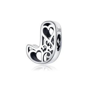 (imagine pentru) Talisman Tip Pandora Scrisoarea magică J din argint - SCC1229-J