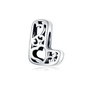 (imagine pentru) Talisman Tip Pandora Scrisoarea magică L din argint - SCC1229-L