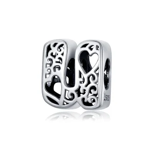 (imagine pentru) Talisman Tip Pandora Scrisoarea magică U din argint - SCC1229-U