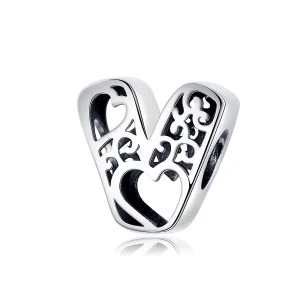 (imagine pentru) Talisman Tip Pandora Scrisoarea magică V din argint - SCC1229-V