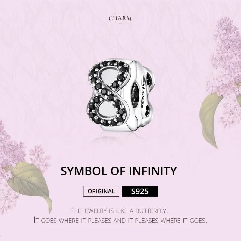 (imagine pentru) Talisman Tip Pandora Simbolul Infinitului din argint - SCC1498 - Vizualizare 6