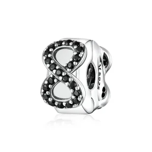 (imagine pentru) Talisman Tip Pandora Simbolul Infinitului din argint - SCC1498