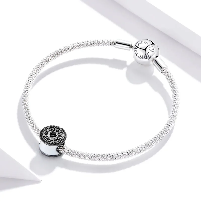 (imagine pentru) Talisman Tip Pandora Sndwich biscuiti din argint - BSC352 - Vizualizare 3