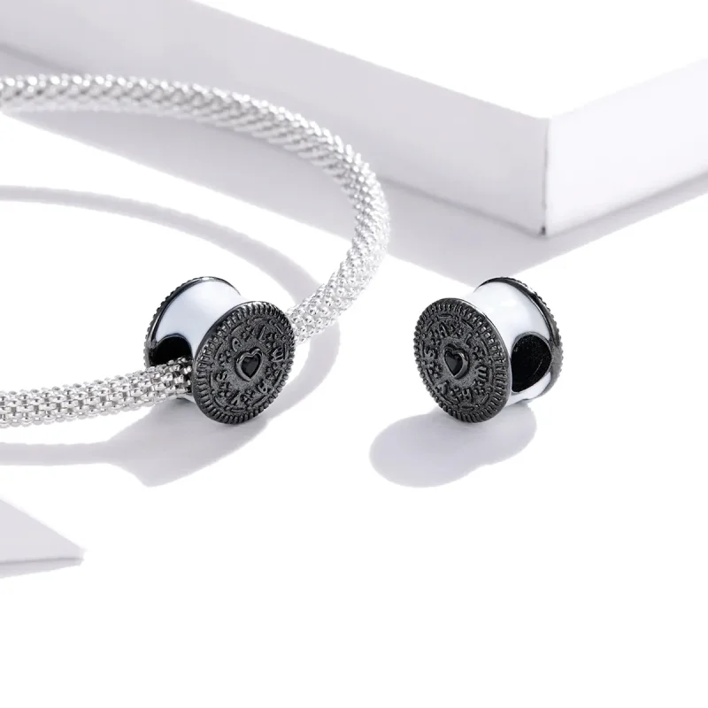 (imagine pentru) Talisman Tip Pandora Sndwich biscuiti din argint - BSC352 - Vizualizare 4