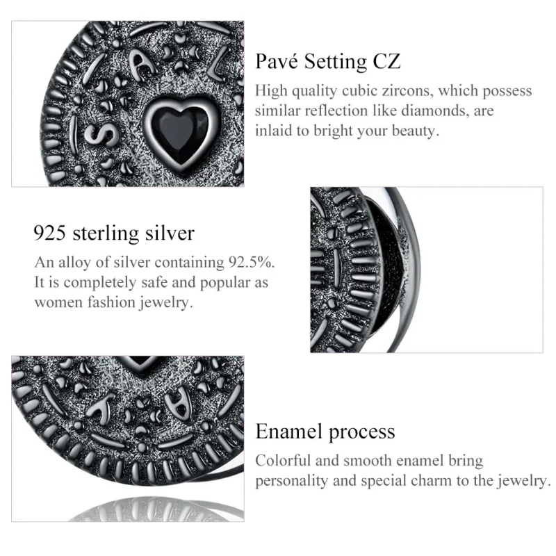(imagine pentru) Talisman Tip Pandora Sndwich biscuiti din argint - BSC352 - Vizualizare 7