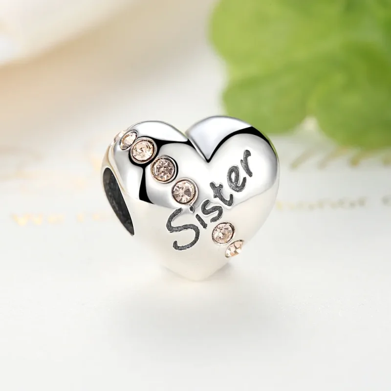 (imagine pentru) Talisman Tip Pandora Sora din argint - SCC008 - Vizualizare 3