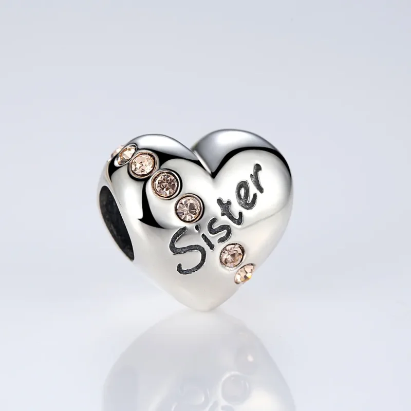 (imagine pentru) Talisman Tip Pandora Sora din argint - SCC008 - Vizualizare 4