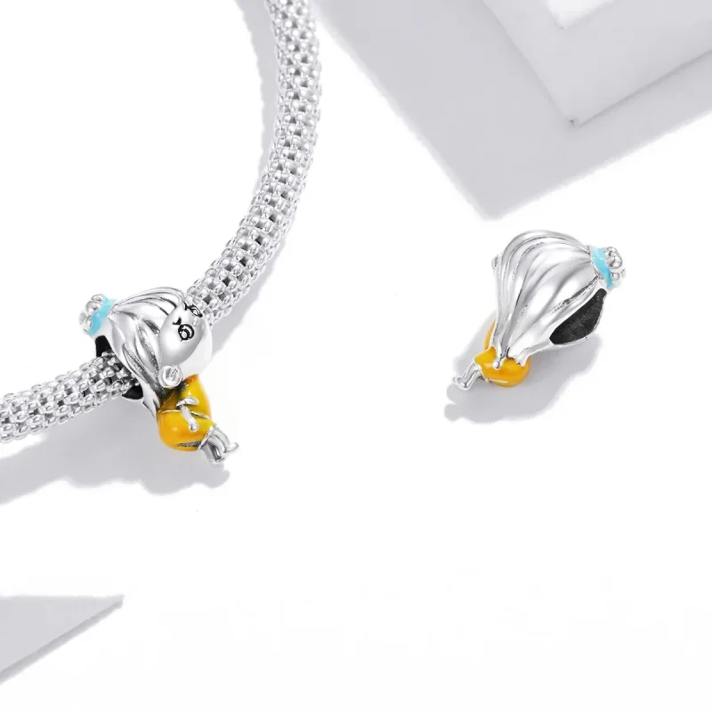 (imagine pentru) Talisman Tip Pandora Sora specială mare din argint - SCC1844 - Vizualizare 4