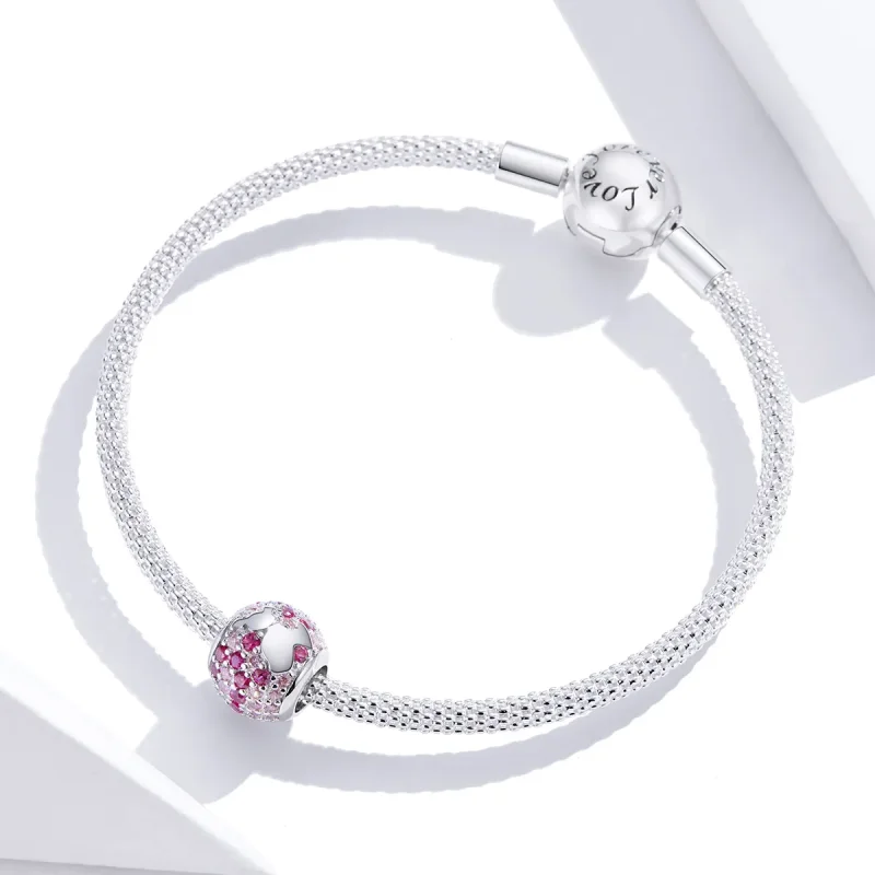 (imagine pentru) Talisman Tip Pandora Sărut de la mamă din argint - BSC225 - Vizualizare 3