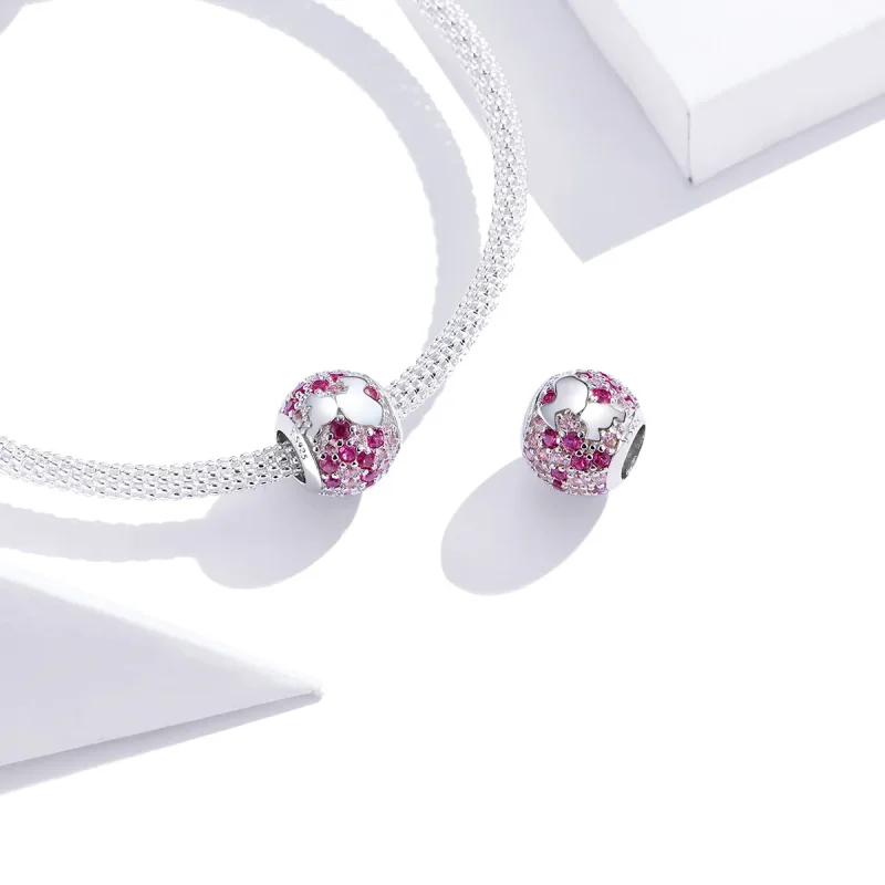 (imagine pentru) Talisman Tip Pandora Sărut de la mamă din argint - BSC225 - Vizualizare 4