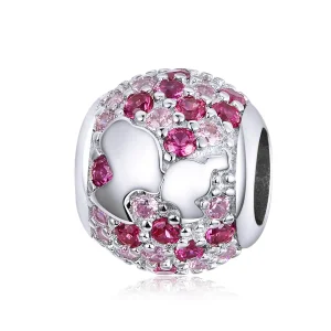 (imagine pentru) Talisman Tip Pandora Sărut de la mamă din argint - BSC225