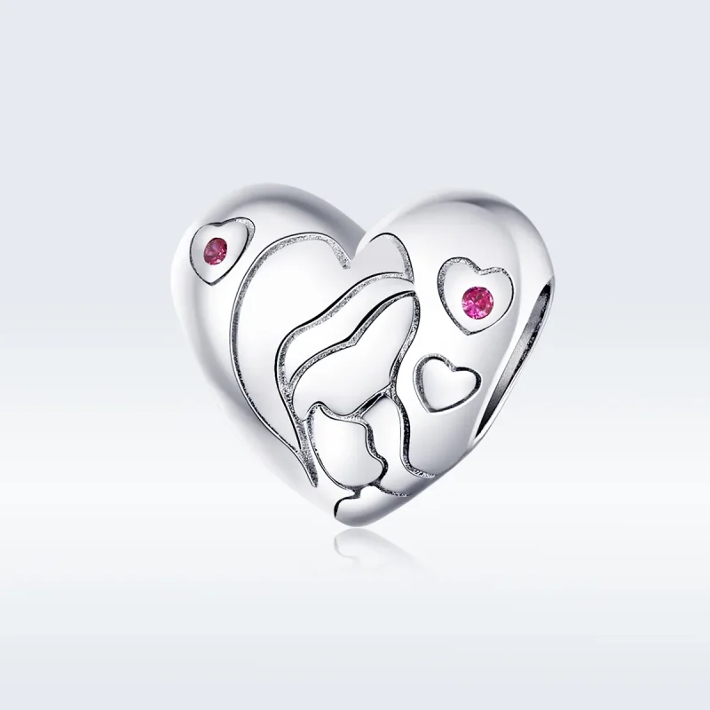 (imagine pentru) Talisman Tip Pandora Star In Love din argint - BSC216 - Vizualizare 5