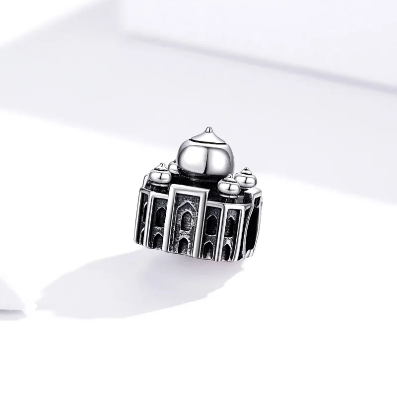 (imagine pentru) Talisman Tip Pandora Statul Taj Mahal din argint - SCC1542 - Vizualizare 4