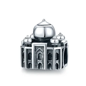 (imagine pentru) Talisman Tip Pandora Statul Taj Mahal din argint - SCC1542