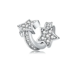 (imagine pentru) Talisman Tip Pandora Stele datate reciproc din argint - SCC1244