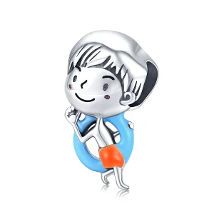 (imagine pentru) Talisman Tip Pandora Sunshine Baby Boy din argint - SCC1526