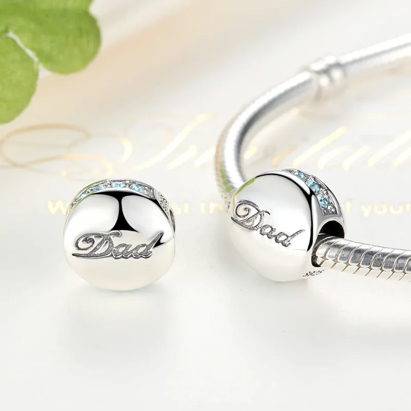 (imagine pentru) Talisman Tip Pandora Tata din argint - SCC006 - Vizualizare 5