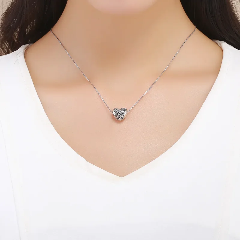 (imagine pentru) Talisman Tip Pandora Trandafir blând din argint - SCC790 - Vizualizare 5